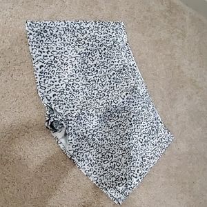 Express leopard print skort